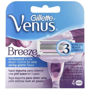 Barberblad Til Udskiftning Til Barbermaskine Venus Breeze 4 Enheder Fra Gillette